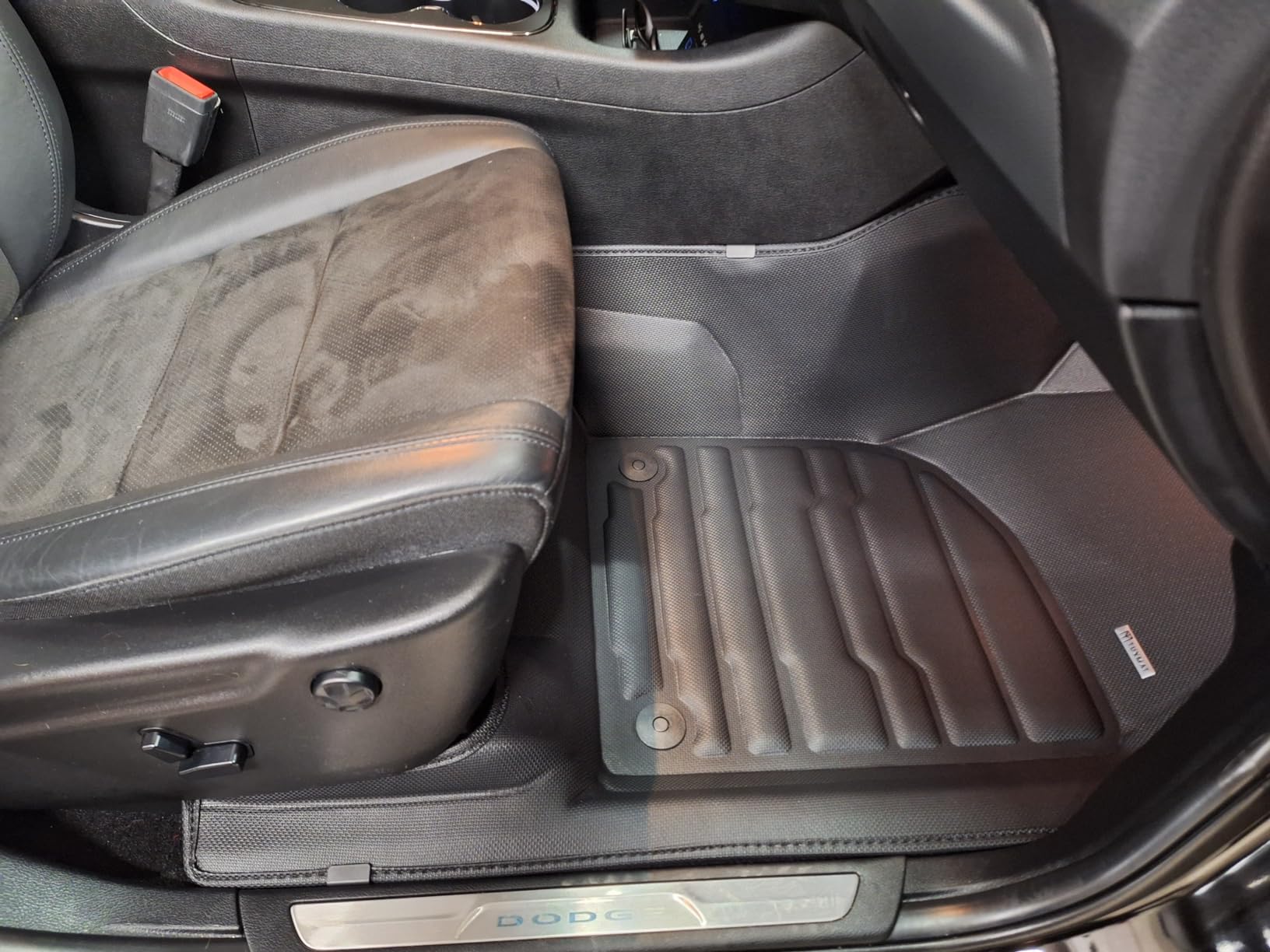 TuxMat Custom Car Mats for Dodge Durango 6-Seater 2011-2026 - Maximum Coverage, All Weather, Laser Measured Full Set customer photo 1