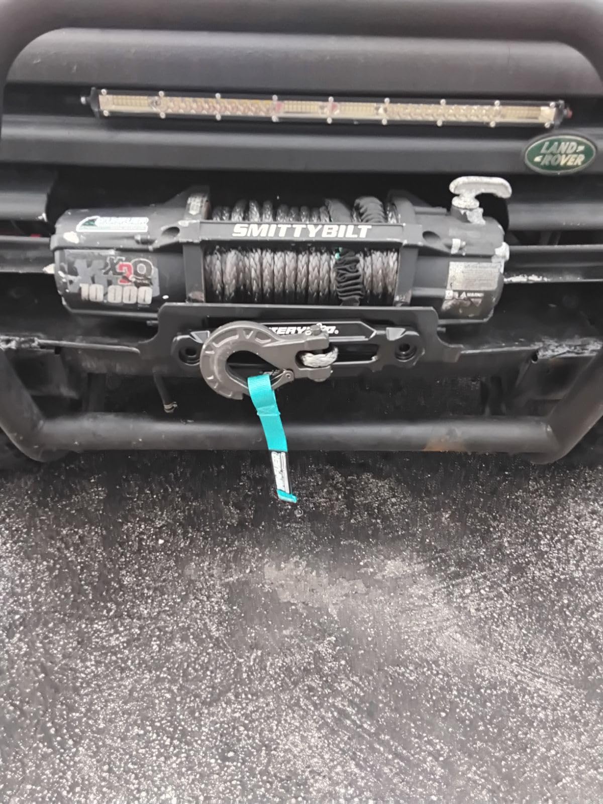 FIERYRED Winch Hawse Fairlead 10 Inch Aluminum Fairlead for Synthetic Rope, Suitable for 9000-14500 LBS Winch customer photo 1