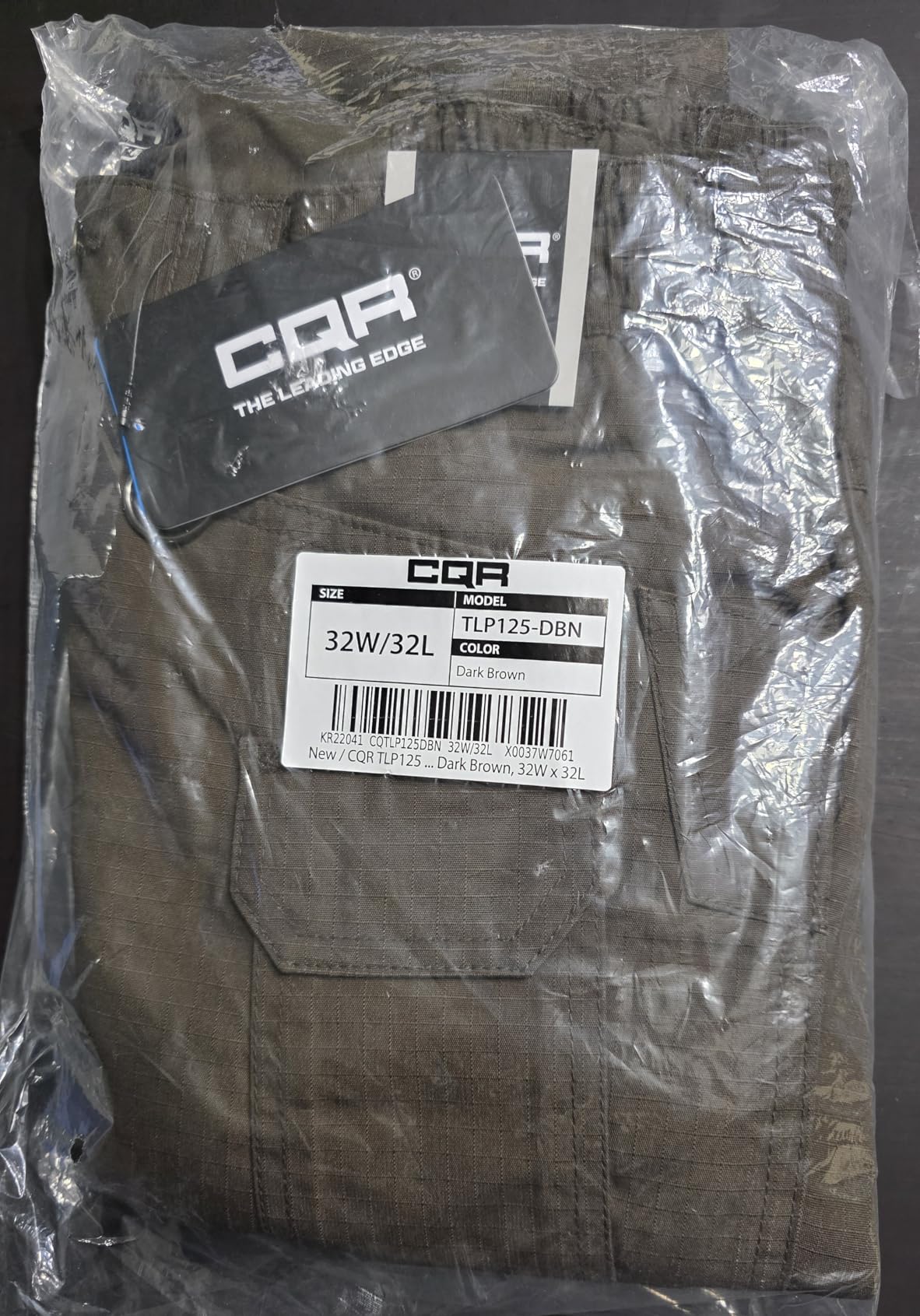 CQR Men's Tactical Pants, Water Resistant Ripstop Cargo Pants, Lightweight EDC Work Hiking Pants customer photo 2