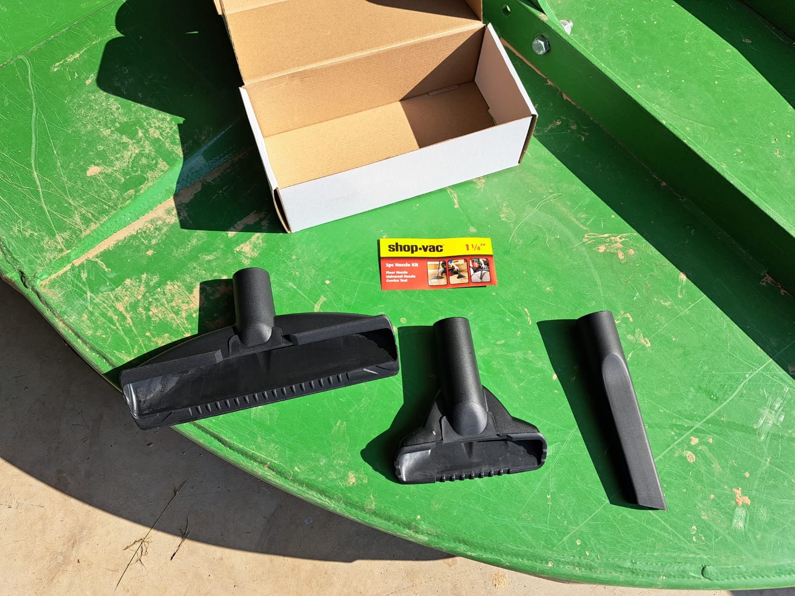 Shop-Vac 3-PC Nozzle Kit, 1-1/4 Inch Diameter for Wet/Dry Use, Includes Gulper, Crevice and Floor Tool customer photo 1