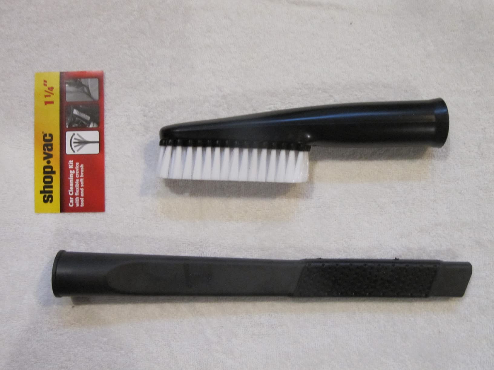 Shop-Vac 2PC 8011848 Car Cleaning Kit, 1-1/4 in. Diameter, Flexible Crevice Tool & Soft Auto Brush customer photo 1