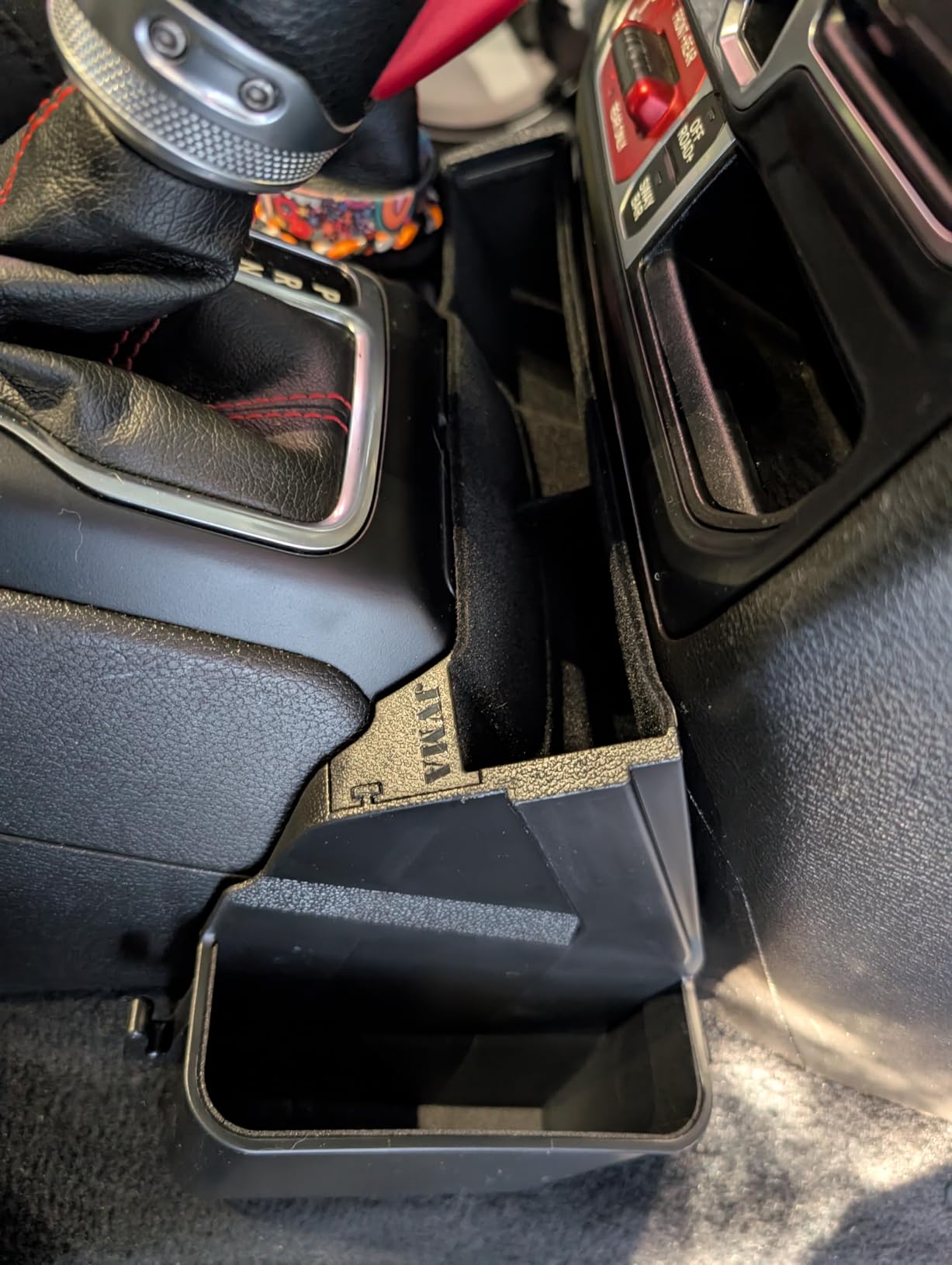 JVMA Center Console Organizer Gear Shift Tray for Jeep Gladiator Accessories and Jeep Wrangler JL JLU 2026 2025 2024-2018 Rubicon Sahara 4xe Storage Box Hook (US Patent) Interior customer photo 2
