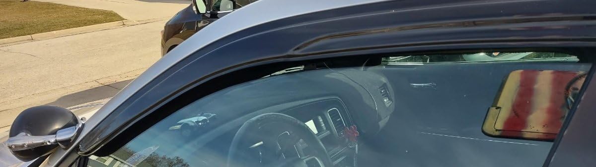 Tape-On Rain Guard 4-Piece for 2011-2018 VW Jetta Sedan Windows Visor Shield Shade Smoke 94985 customer photo 1