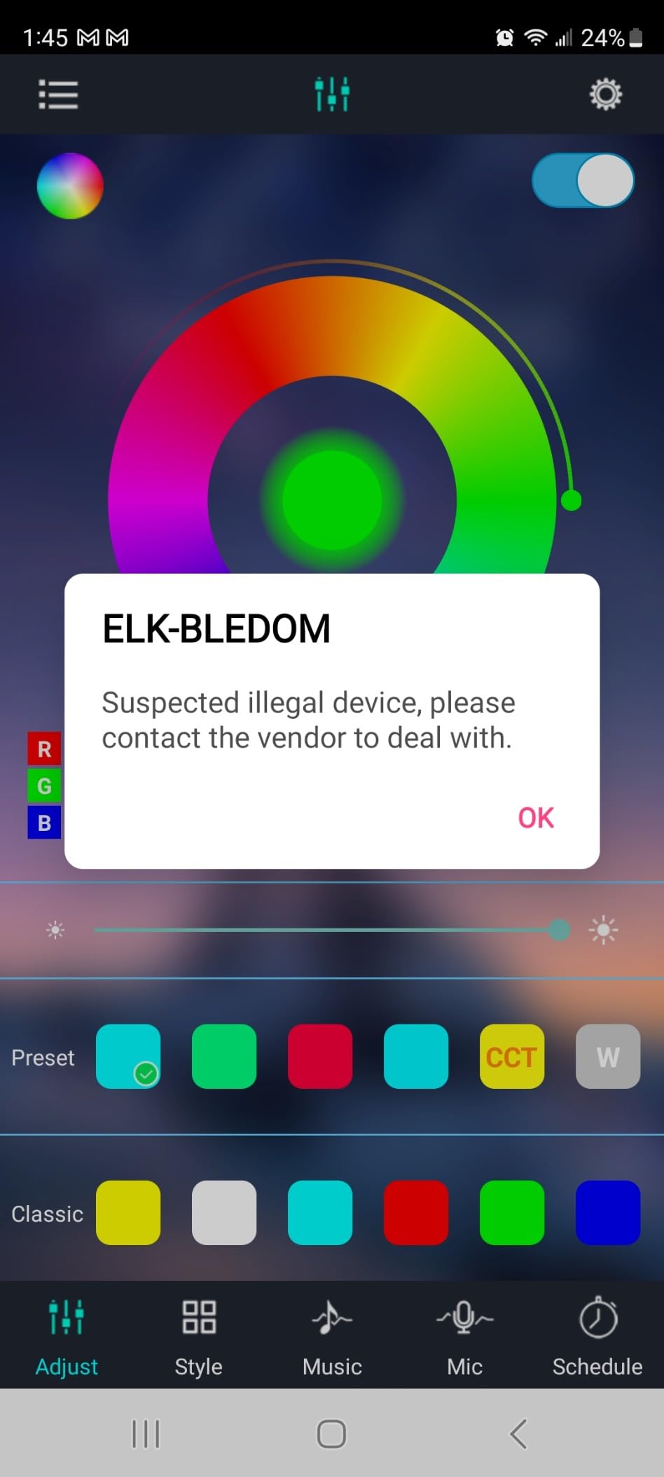 LED Remote Replacement with Controller, Bluetooth RGB LED Controller Set with APP/Music Sync for 12V 10mm RGB LED Lights Strip customer photo 1