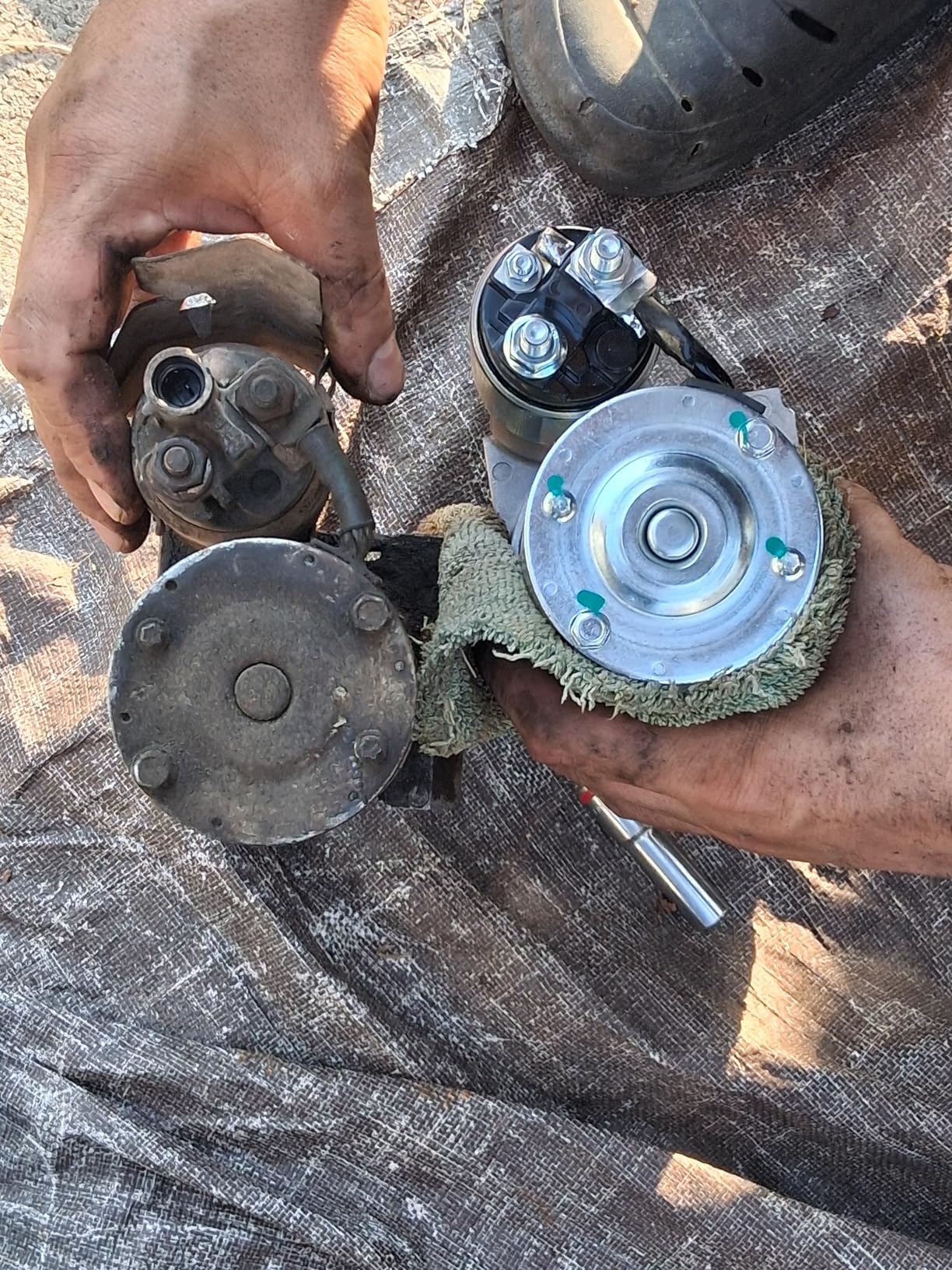 A-Premium Starter Motor Compatible with Chevy Silverado 1500 2500HD, Tahoe, GMC Sierra, Yukon, Cadillac Escalade, Hummer H2, 12V 1.4KW 11 Teeth CW customer photo 1
