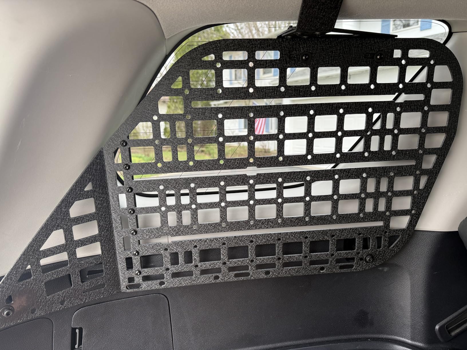 Modular Storage Panel System Rear Window Molle Panel Interior Cargo Rack Compatible with 2010-2024 Toyota 4Runner customer photo 2