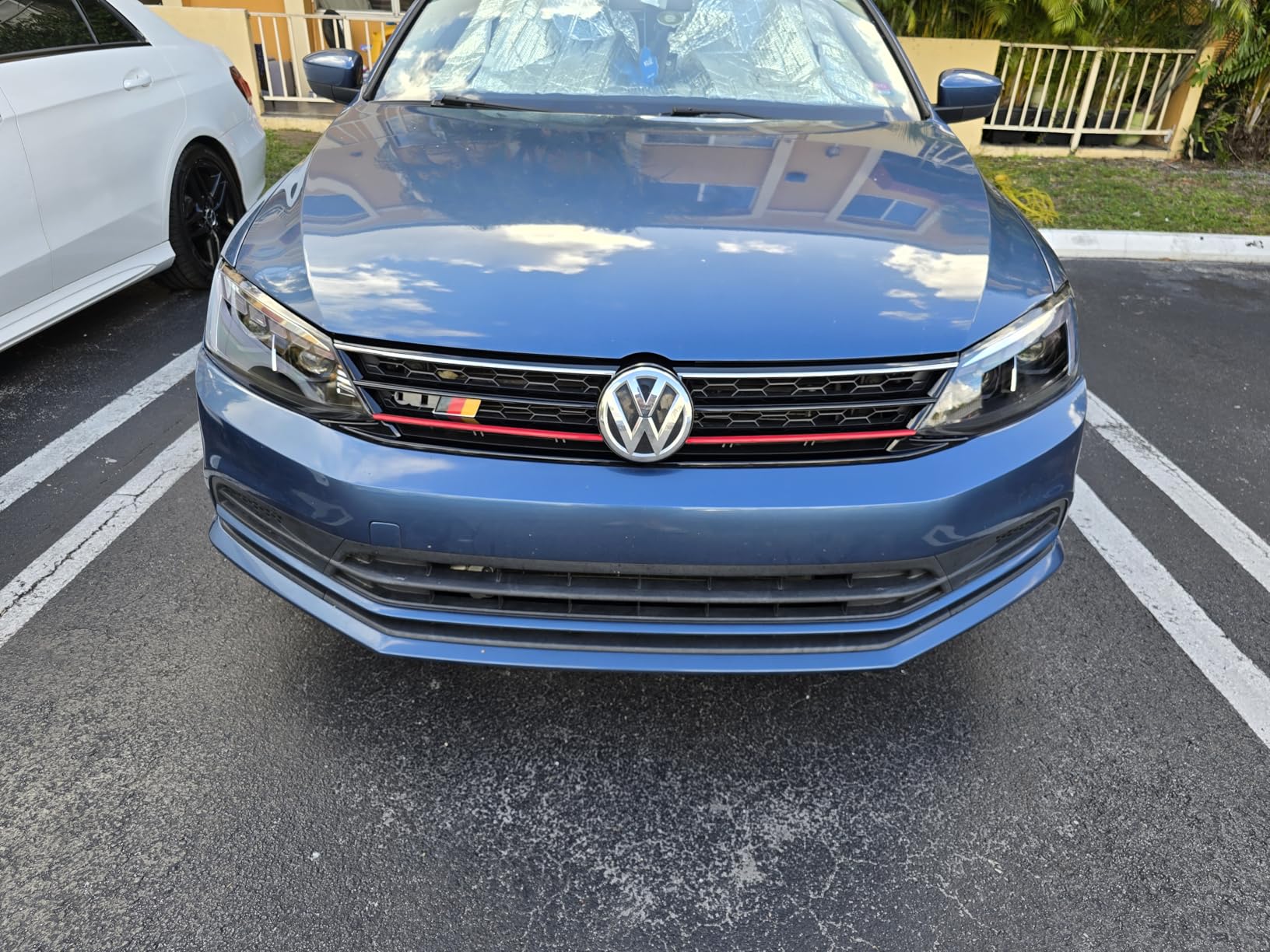 YLT AUTO Front Bumper Cover Upper Grille Replacement Shroud Gloss Black Front Air Intake for 2019 2020 2021 Volkswagen VW Jetta MK7 customer photo 1
