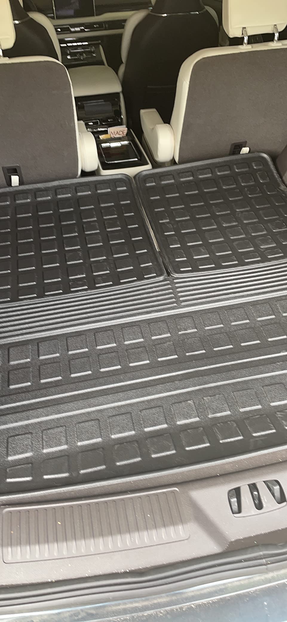 Premium Cargo Liner for Lincoln Aviator 2020-2025, 2026-100% Protection - Custom Fit Car Trunk Mat - All-Season Black Cargo Mat - 3D Shaped Laser Measured Trunk Liners for Lincoln Aviator customer photo 2
