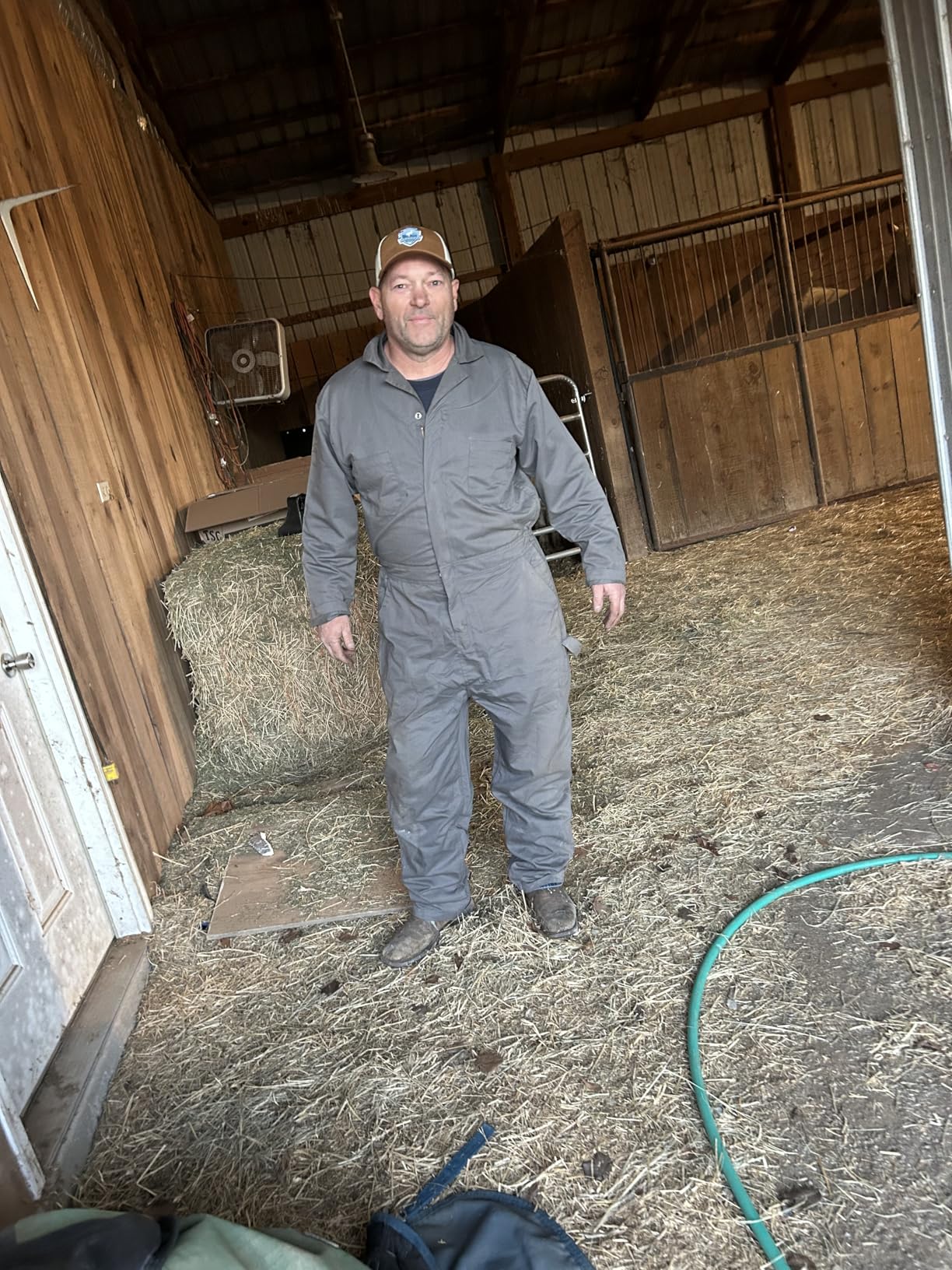 NY Threads Men's Twill Coverall Relaxed Fit Long Sleeve Utility Work Wear customer photo 2