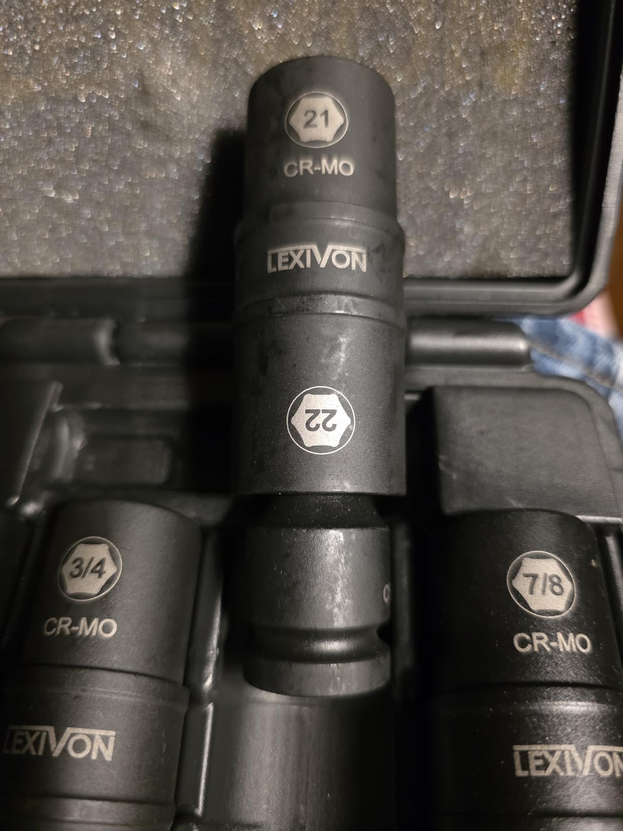 LEXIVON Lug Nut Impact Socket Set, 1/2-Inch Drive | Innovative 8-IN-4 Flip Socket Design, Covers Most Commonly Used Inch & Metric Wheel Nuts | Cr-Mo Steel = Full Impact Grade (LX-110) customer photo 2