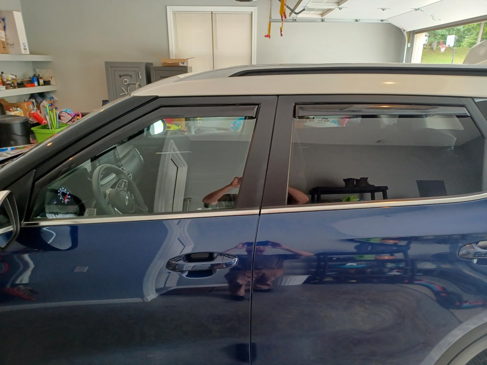Voron Glass in-Channel Extra Durable Rain Guards for Kia Seltos 2021-2026, Window Deflectors, Vent Window Visors, 4 Pieces - 200313 customer photo 2