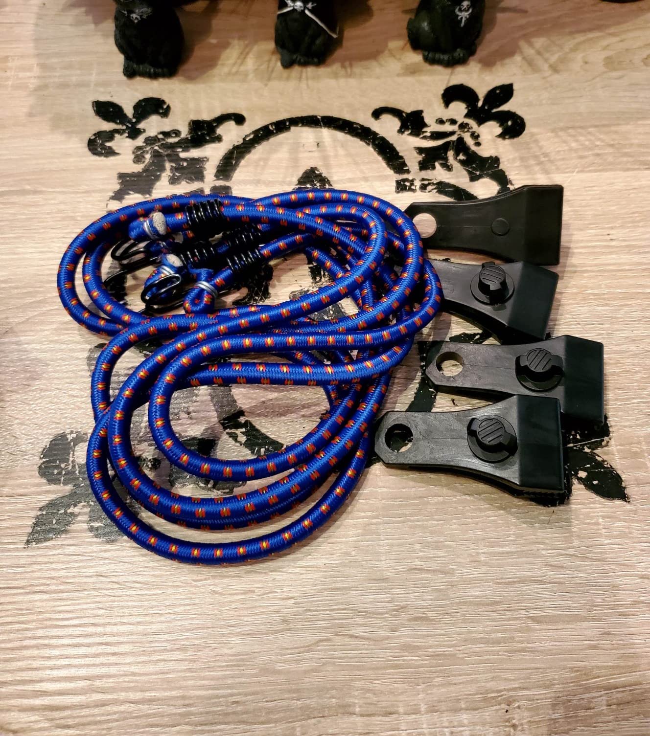 Hlogree 2PCS Car Cover Gust Straps Wind Protector, Bungee Cords Hook Clips Kit Hold Tarp Tie Down from Blowing Off in High Winds customer photo 2