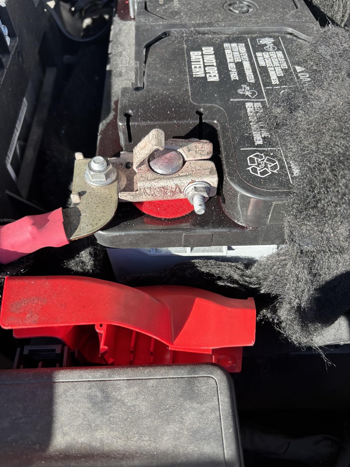 10 PCS Battery Terminal Anti Corrosion Washers Fiber, 5 Red & 5 Green Battery Terminal Protector customer photo 1