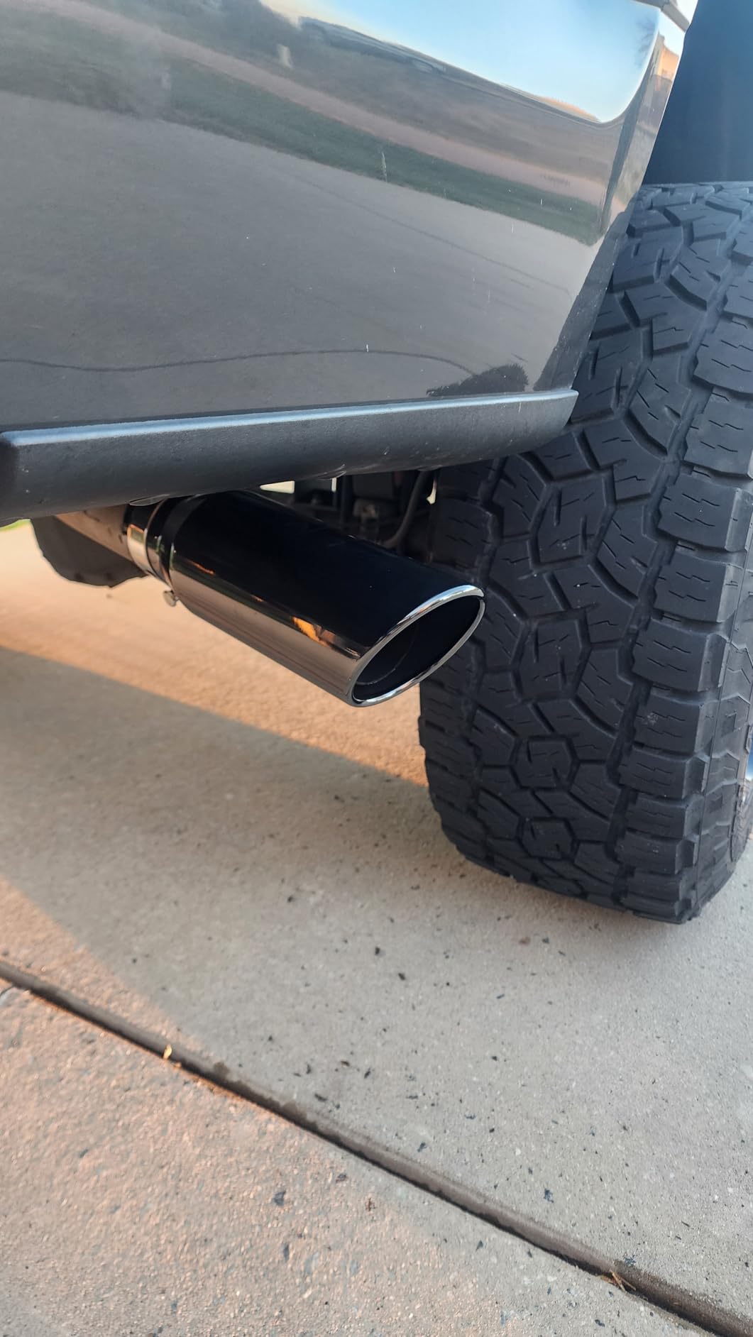 A-KARCK Exhaust Tips Black Chrome 3