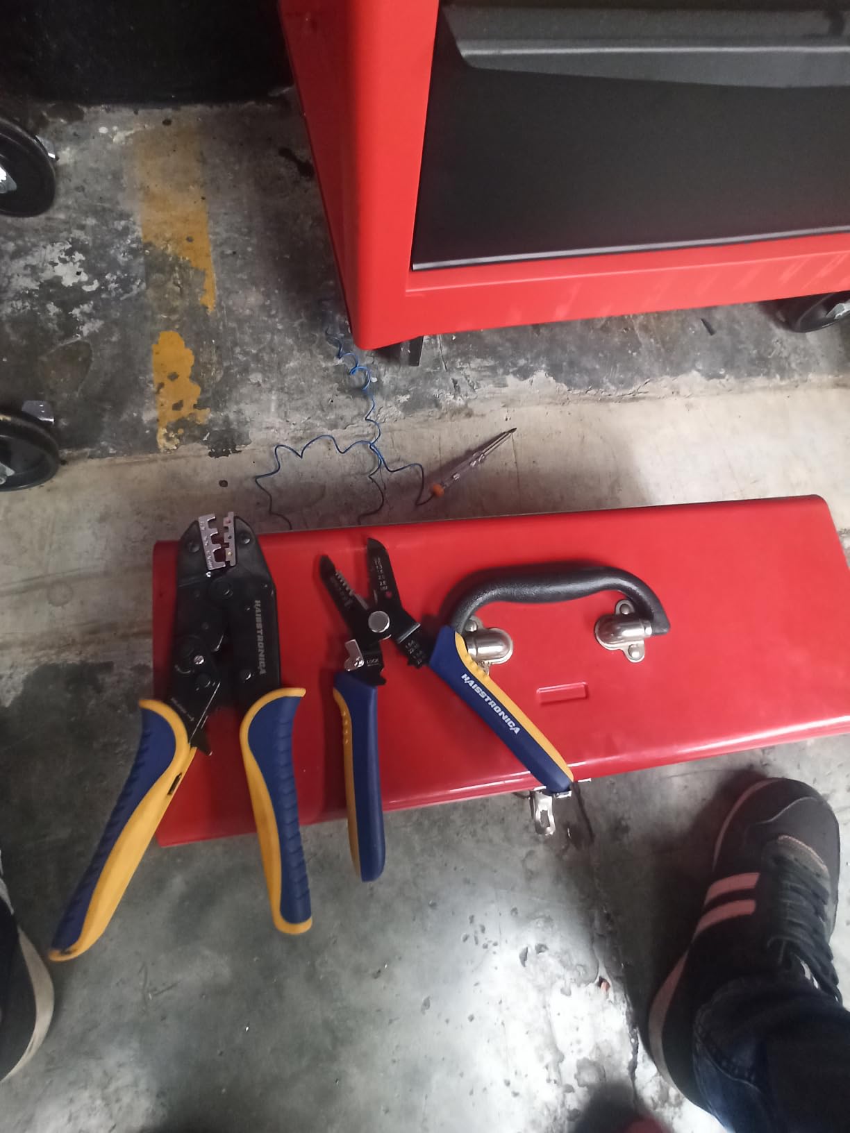 haisstronica 8PCS Crimping Tool Set - Ratchet Wire Crimping Tool for Heat Shrink,Insulated Nylon,Non-Insulated,Ferrule Wire End,Open Barrel Terminals,Solar Connectors customer photo 2