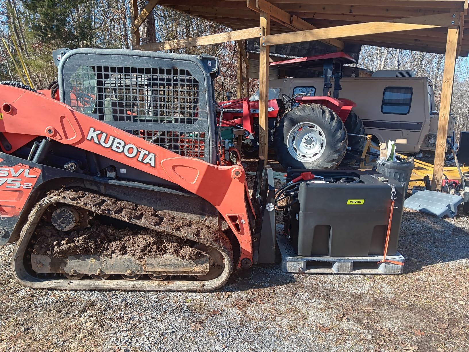 VEVOR Portable Diesel Tank, 116 Gallon Capacity & 10 GPM Flow Rate, Diesel Fuel with 12V Electric Transfer Pump and 13.1ft Rubber Hose, PE Transfer Tank for Easy Fuel Transportation, Gray customer photo 1