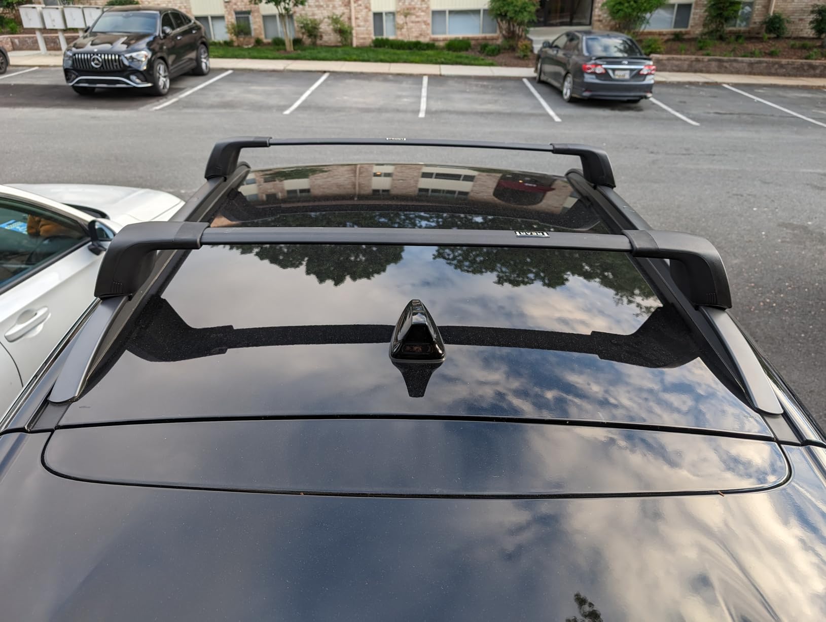 Upgraded Lockable Cross Bar Fit for Hyundai Kona 2018 2019 2020 2021 2022 2023 & Hyundai Kona N 2022 2023 Anti-Theft Roof Rack Rail Crossbars Luggage Rack Cargo Bar customer photo 2