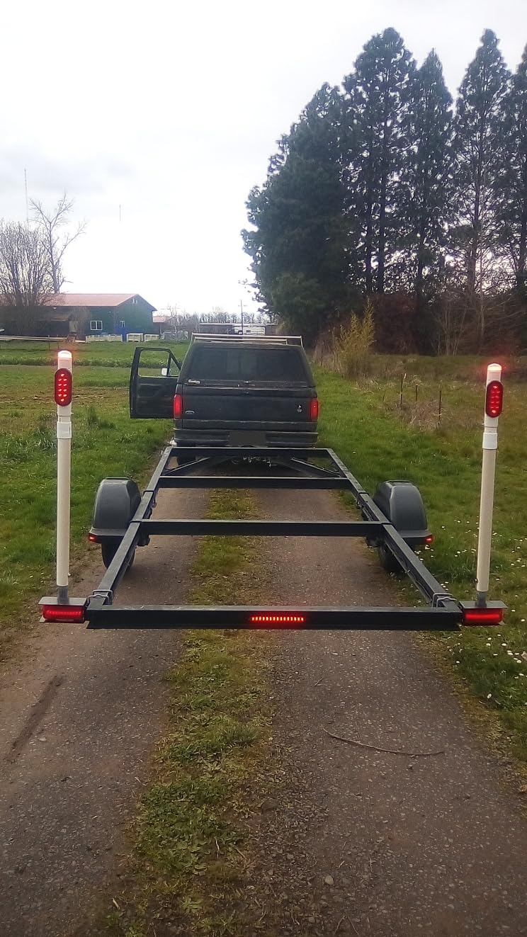 CheeMuii 7 Way Trailer Cord and 7 Gang Junction Box Kit with 12V Breakaway Switch and Plug Holder Heavy Duty 8 FT Trailer Wiring Harness Kit for Trailers RVs Campers customer photo 1