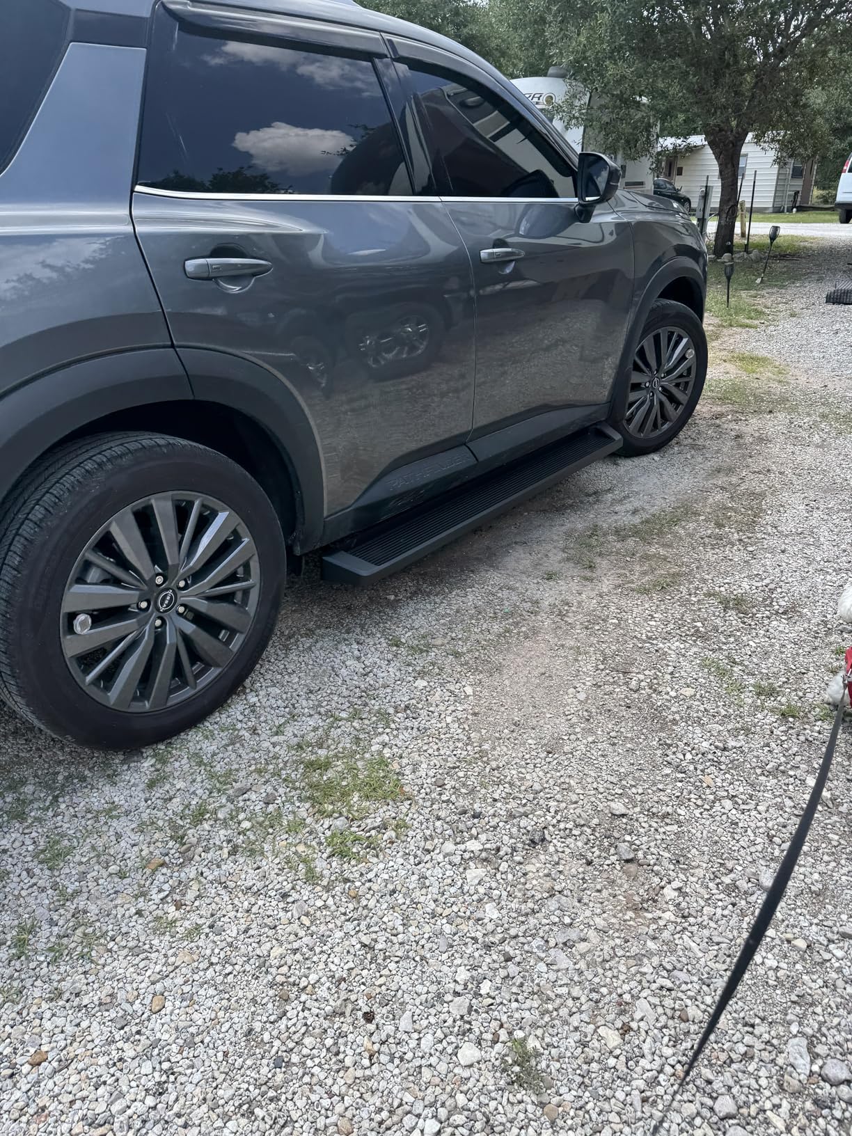 APS Running Boards 5 inches Matte Black Compatible with Nissan Pathfinder 2022-2026 Stainless Steel (Side Steps Side Bars) customer photo 1