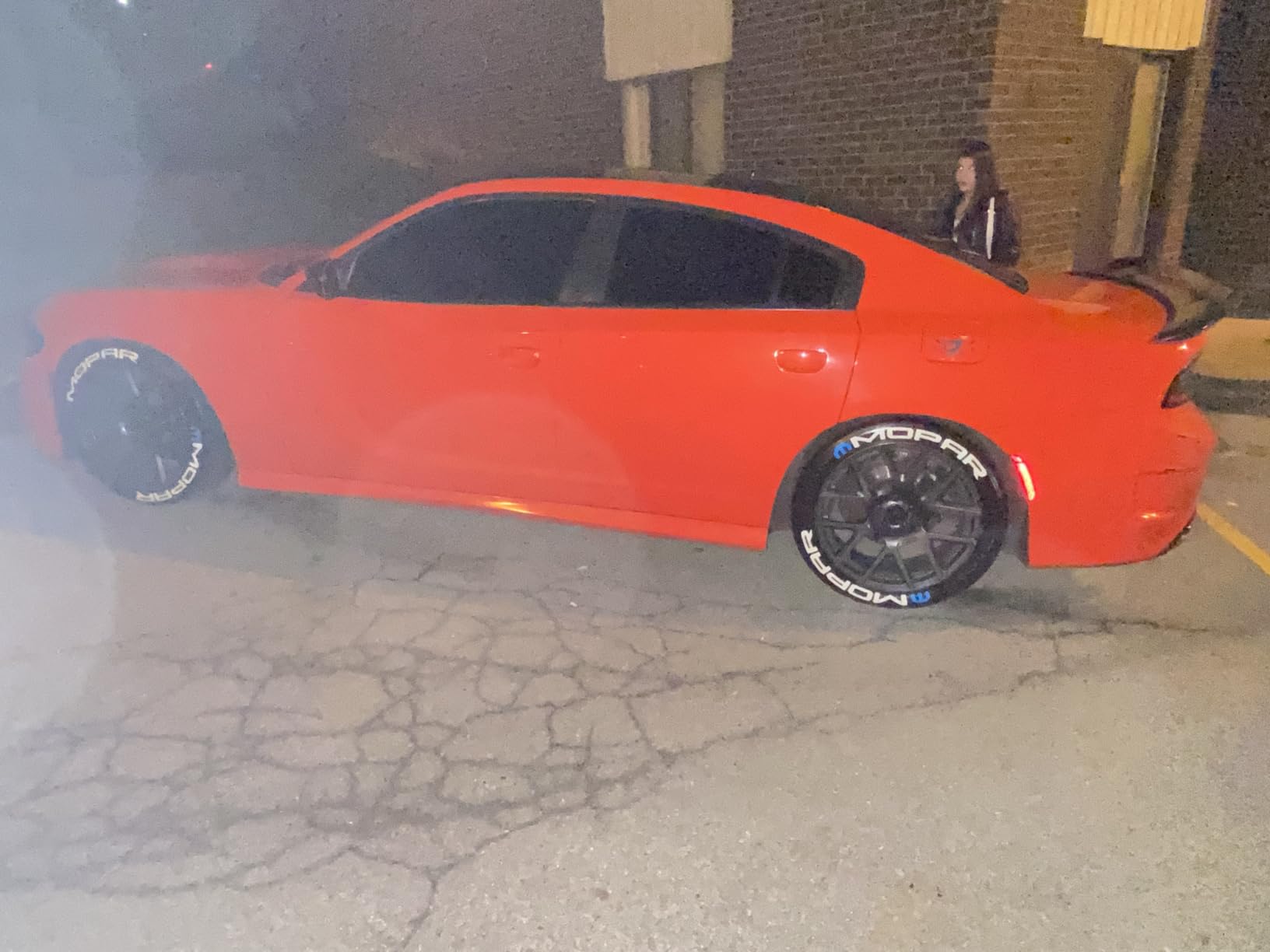 Tire Stickers Mopar with M Logo - Permanent DIY Glue On Tire Letters USA Made with Glue & 2oz Touch-Up Cleaner / 19-21 Inch Wheels / 1.50 Inches/White / 8 Pack customer photo 1