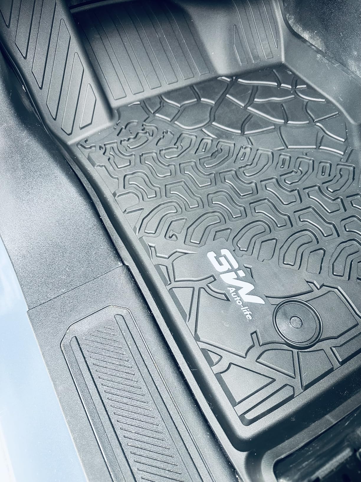3W Cargo Liner Custom Fit for 2021-2025 2026 Ford Bronco 4 Door, All Weather TPE Heavy Duty Truck Car Mat Accessories Fit for Bronco Trunk Mat, Black (Not for Bronco Sport) customer photo 1