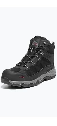 NORTIV 8 Waterproof Steel Toe Boots for Men Slip Resistant Safety Industrial Boots Paladin-Steel customer photo 1