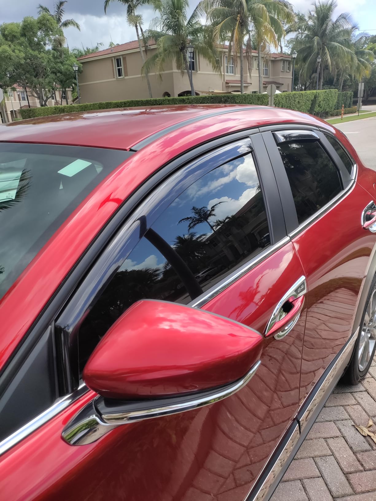 Voron Glass in-Channel Extra Durable Rain Guards for Mazda CX-30 2020-2026, Window Deflectors, Vent Window Visors, 4 Pieces - 200428 customer photo 1