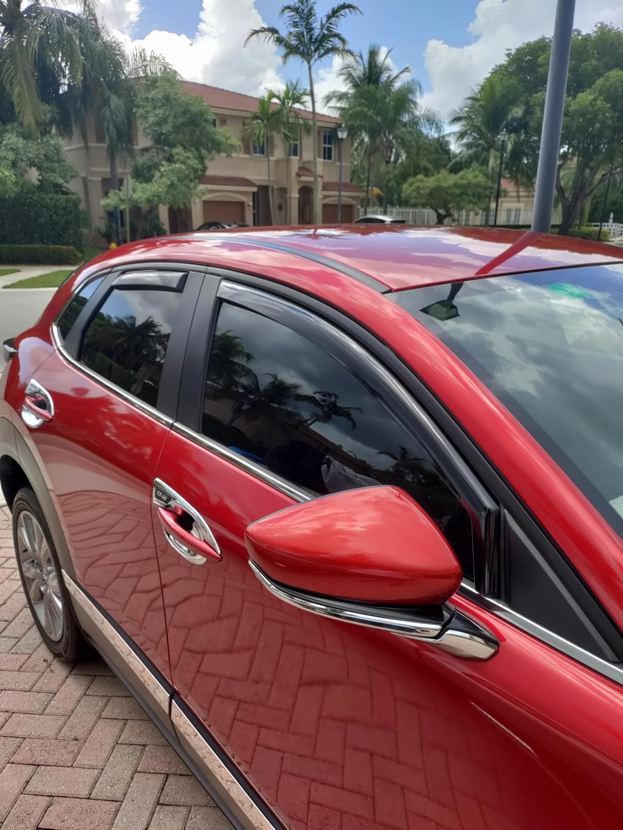 Voron Glass in-Channel Extra Durable Rain Guards for Mazda CX-30 2020-2026, Window Deflectors, Vent Window Visors, 4 Pieces - 200428 customer photo 2