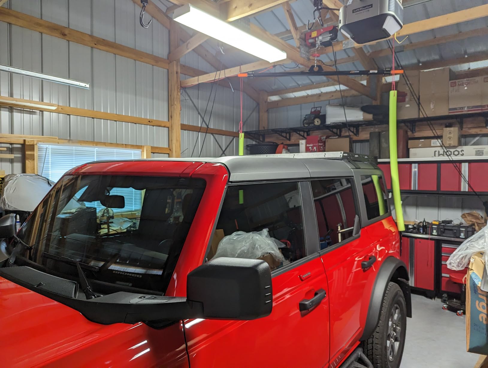 Hooke Road Bronco Half Short Roof Rack Rear Cargo Basket Crossbar for 2021-2026 Ford Bronco 4 Door Hardtop (Exclude Bronco Sport) customer photo 1