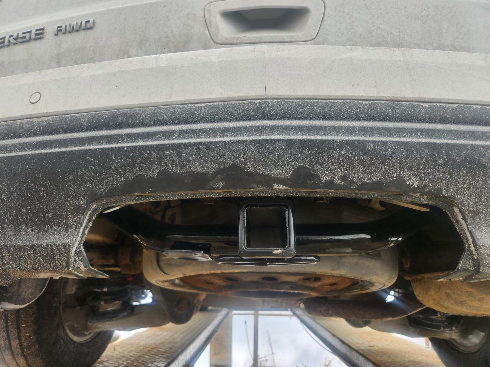 KUAFU Class 3 2'' Trailer Hitch Compatible with 2008-2017 Buick Enclave 2009-2017 Chevrolet Traverse 2007-2017 GMC Acadia Limited 2007-2009 Saturn Outlook customer photo 2