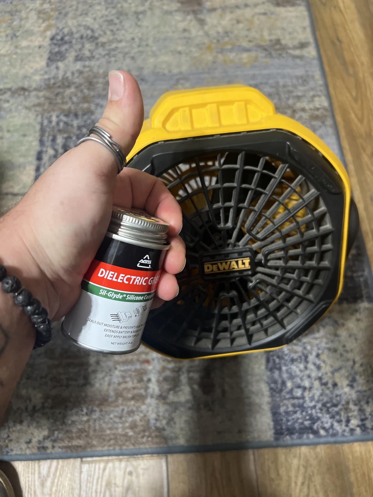 AGS Dielectric Grease for Electrical Connectors - 4oz Silicone Grease for Spark Plugs, Battery Terminals, Wiring & Connectors, Made in USA Since 1931, Brush-Top Can for Precise, Mess-Free Application customer photo 2