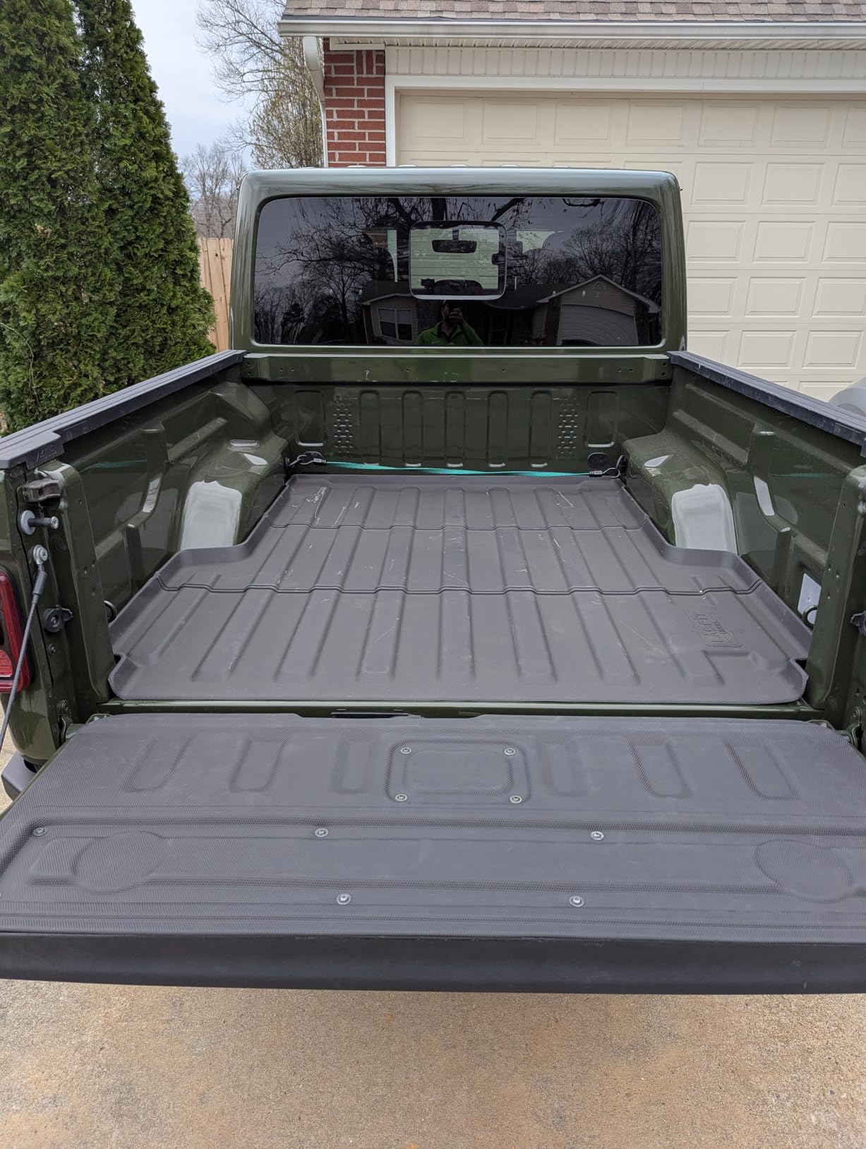 LASFIT Trunk Mat for Jeep Grand Cherokee WL 2022-2025 2026 5-Seat (Include 4xe, NOT for L) All Weather TPE Custom Fit Cargo Mat Trunk Liner Cargo Liner, Black customer photo 2