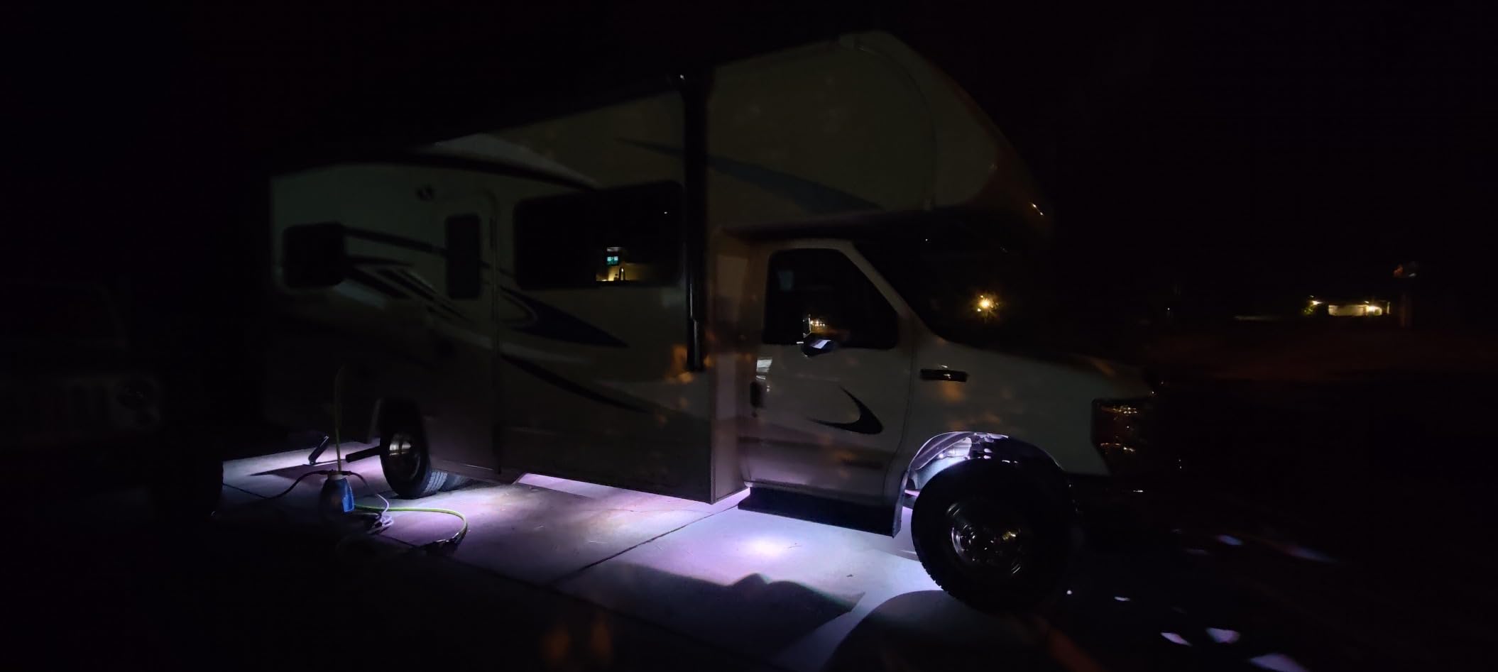 MICTUNING 2nd-Gen CM RGB Rock Lights - 12 Pods Waterproof Multicolor Neon Underglow Kit with Bluetooth App Control & Music Mode for Trucks Pickup UTV SUV ATV customer photo 1