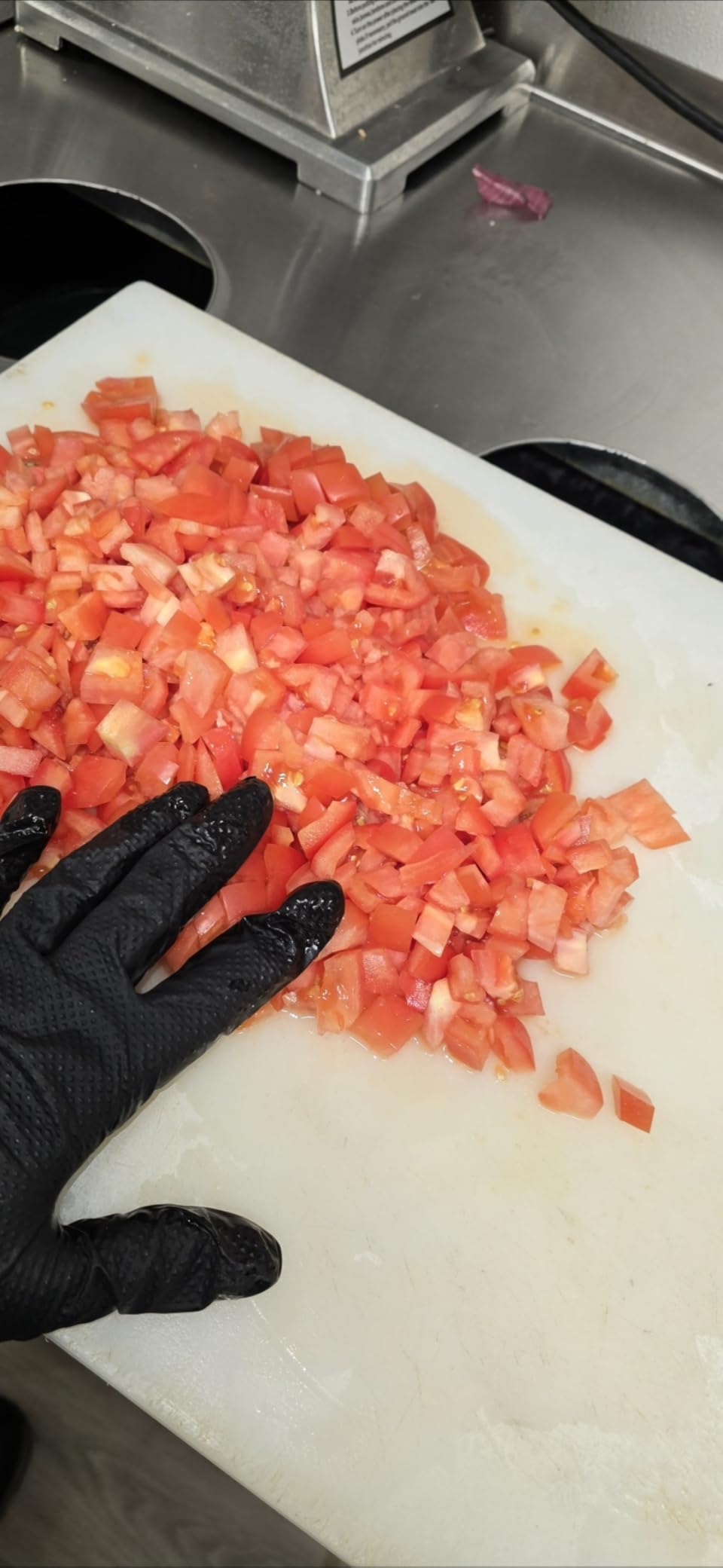 TitanFlex Heavy Duty Black Industrial Nitrile Gloves with Raised Diamond Texture, Latex Free (6mil/8mil) customer photo 2