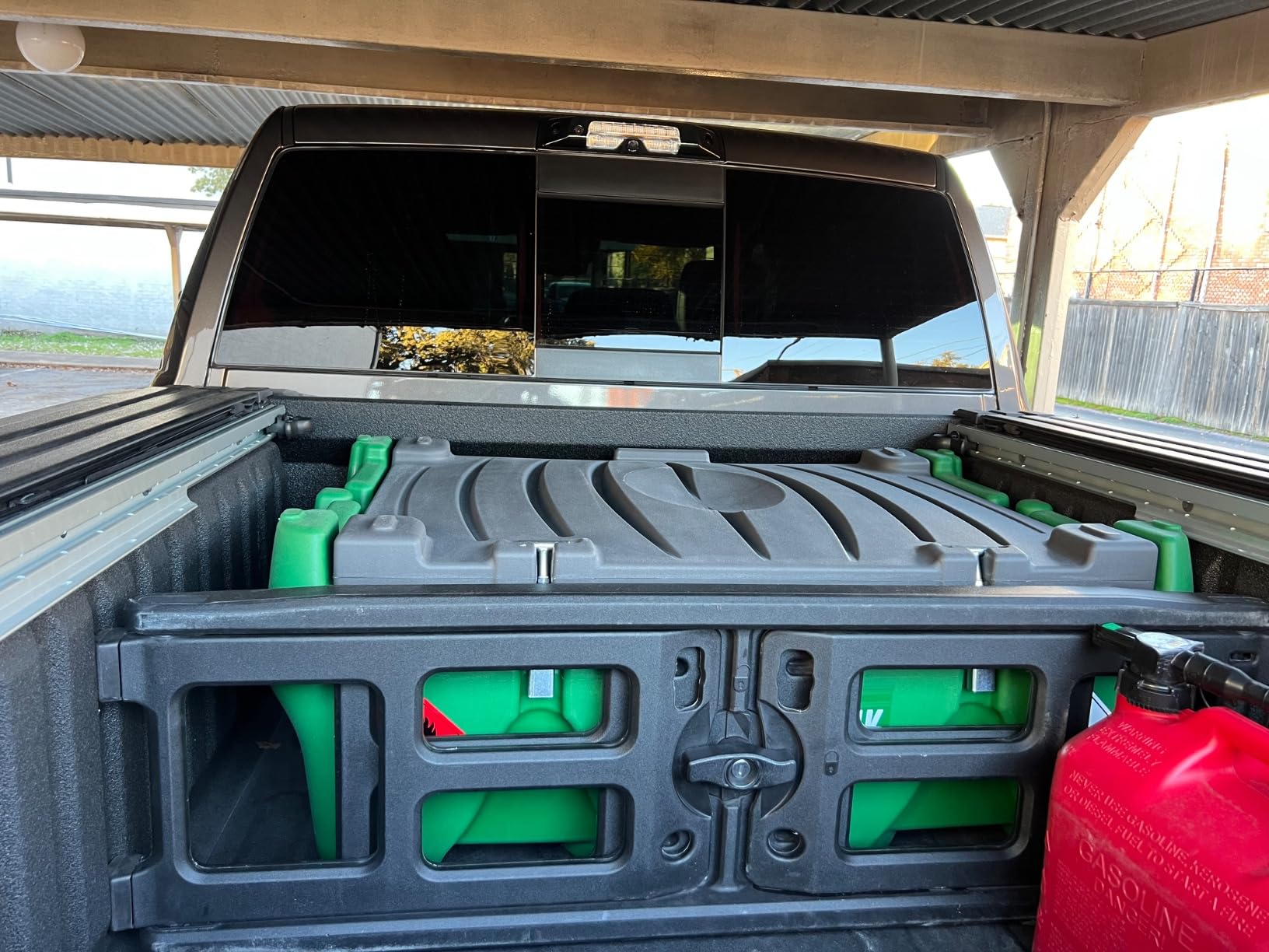 AM-TANK 58 Diesel Portable Tank - 58 Gallon, Fits Under Truck Tonneau Cover, 12V Pump, Particulate and Water Filter, 13ft Hose, Auto-Nozzle customer photo 1