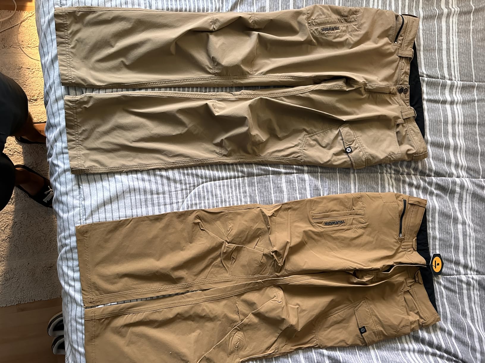 TRUEWERK Men's Lightweight Work Pants - T1 WerkPant, Moisture Wicking, Quick-Dry, 4-Way Stretch Cargo customer photo 1