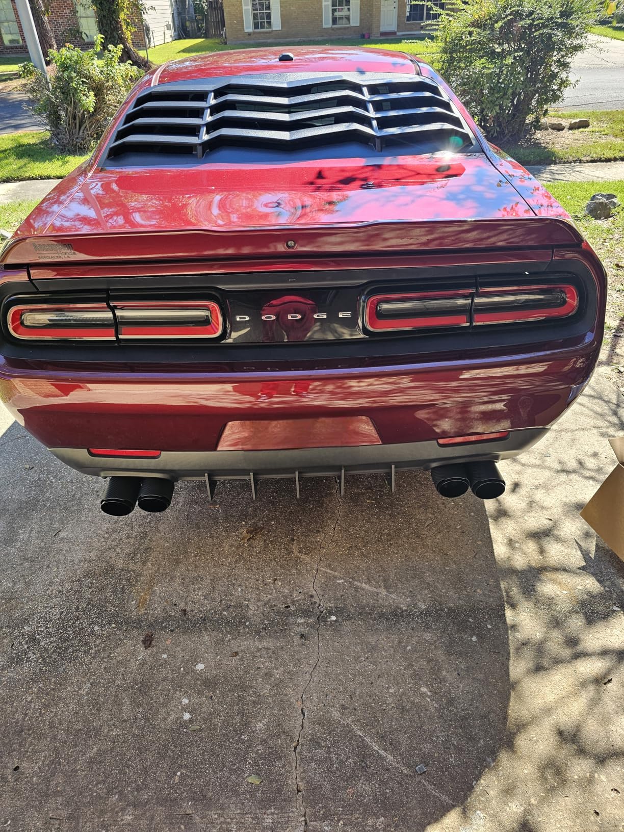 A-KARCK Carbon Fiber Exhaust Tip 2.5