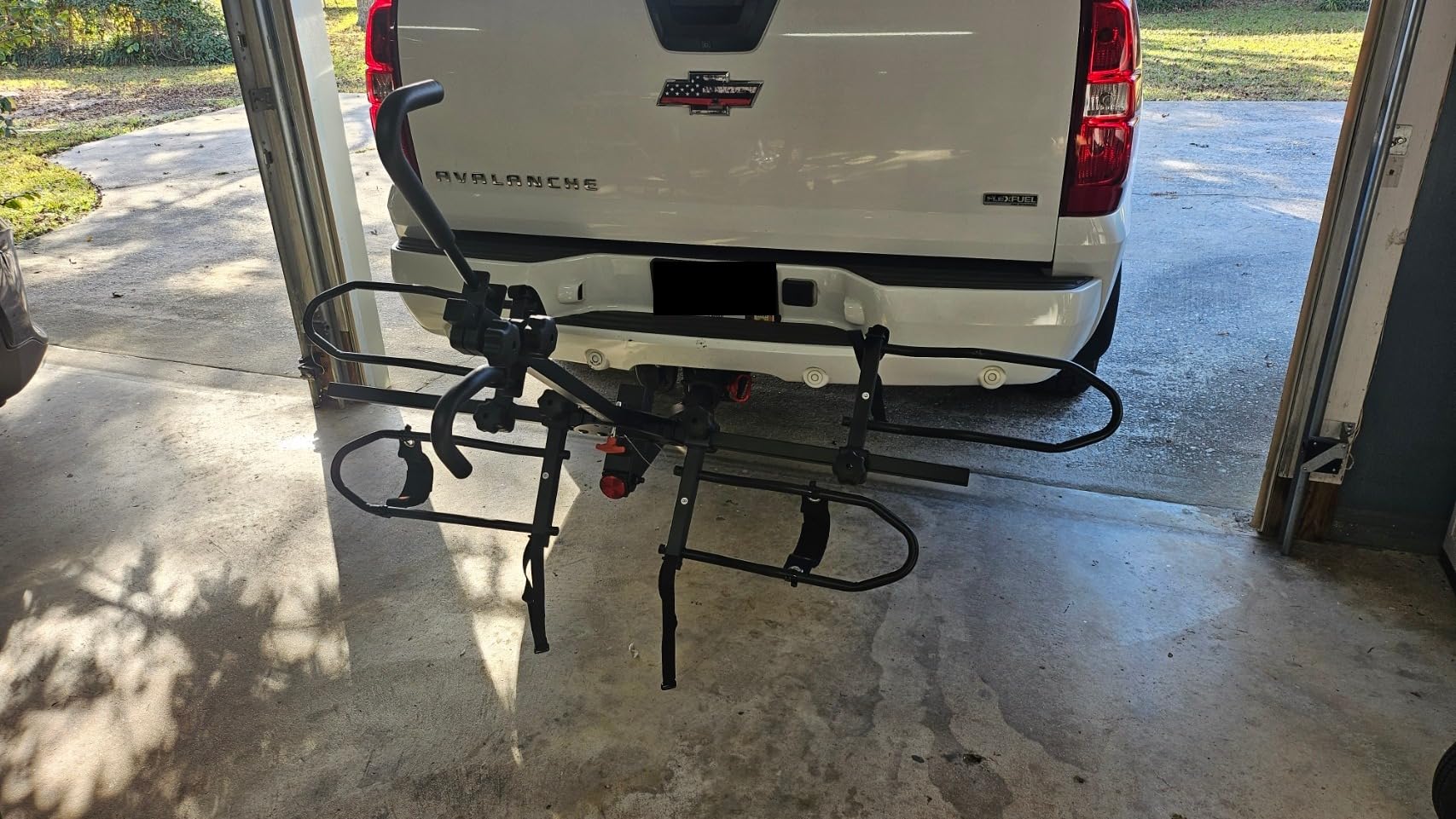 ARKSEN Bike Rack Hitch for Car, 2-Bike Hitch Mount Platform Rack,Holds Electric & Fat Tire Bikes up to 75 lbs Each (150 lbs Total), Fits 2