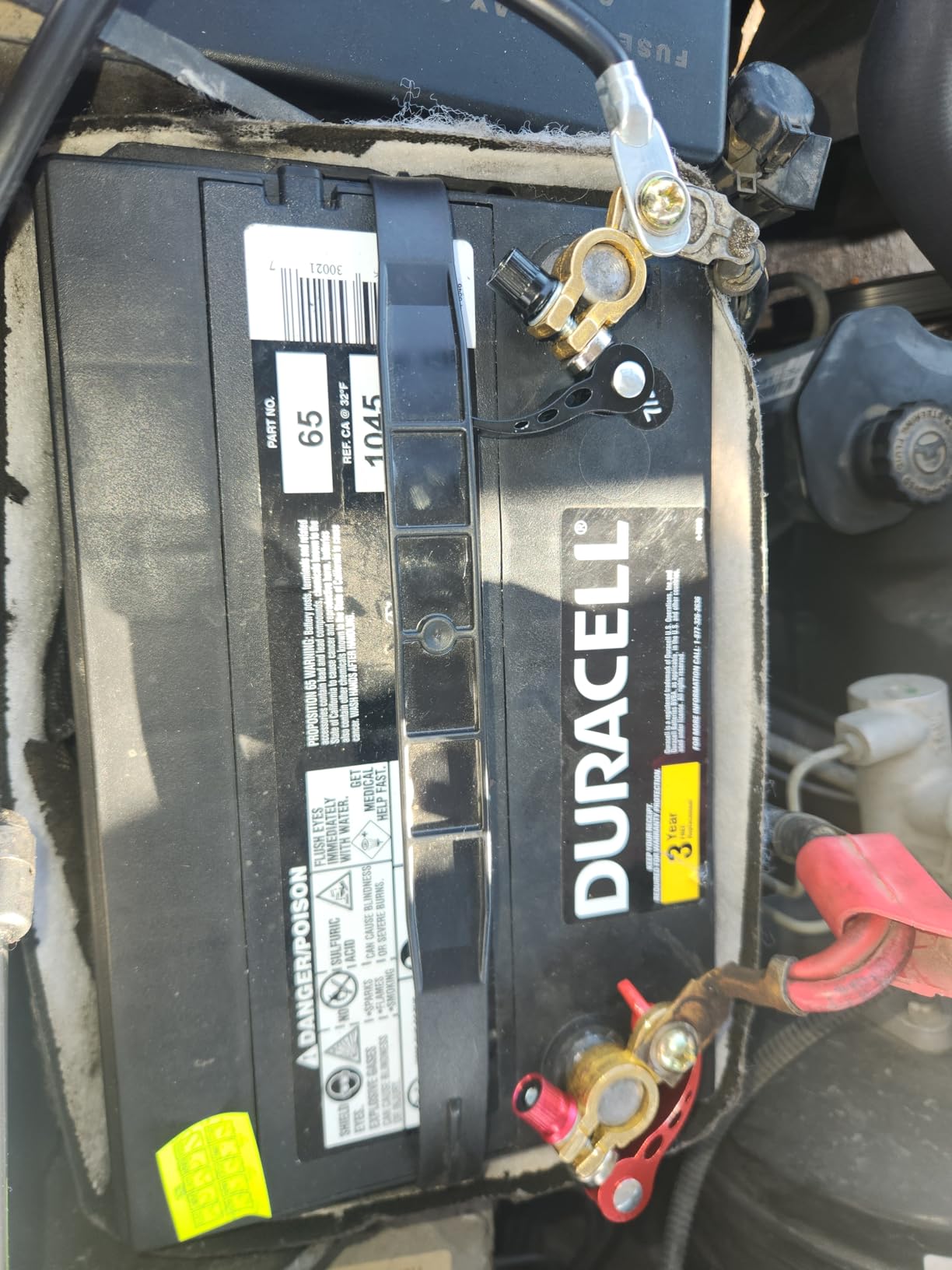 Battery Terminal Connectors 1 Pair, Battery Terminals Brass (M8 x 25mm Bolt), Battery Cable Ends Quick Release, Car Battery Terminal with Anti-Corrosion Pad for Car, caravan, truck, boat by XIOGZAXI customer photo 1