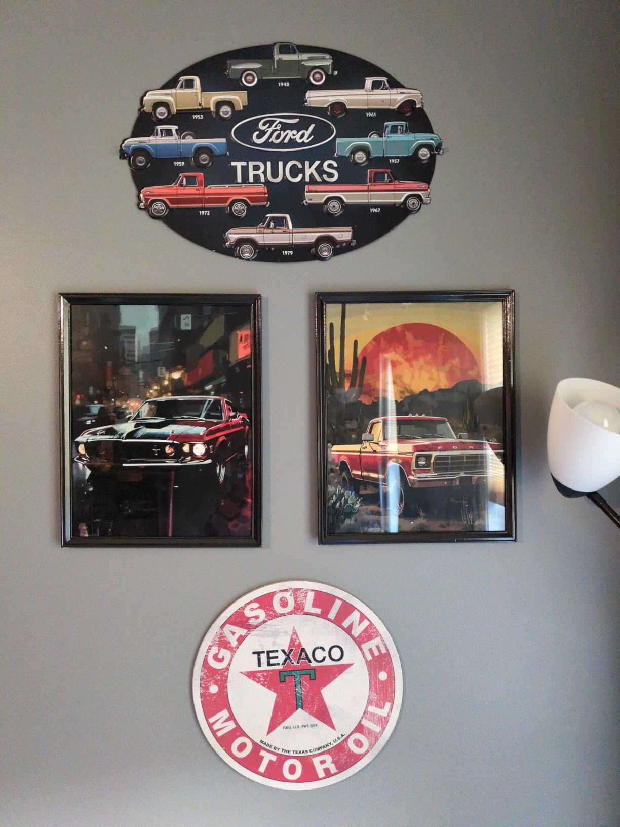 97 Decor Muscle Car Wall Art - Vintage Race Car Posters for Boys Bedroom, Classic Car Prints for Men's Room, Retro Auto Pictures, Antique Vehicle Artwork (8x10 Unframed) customer photo 2