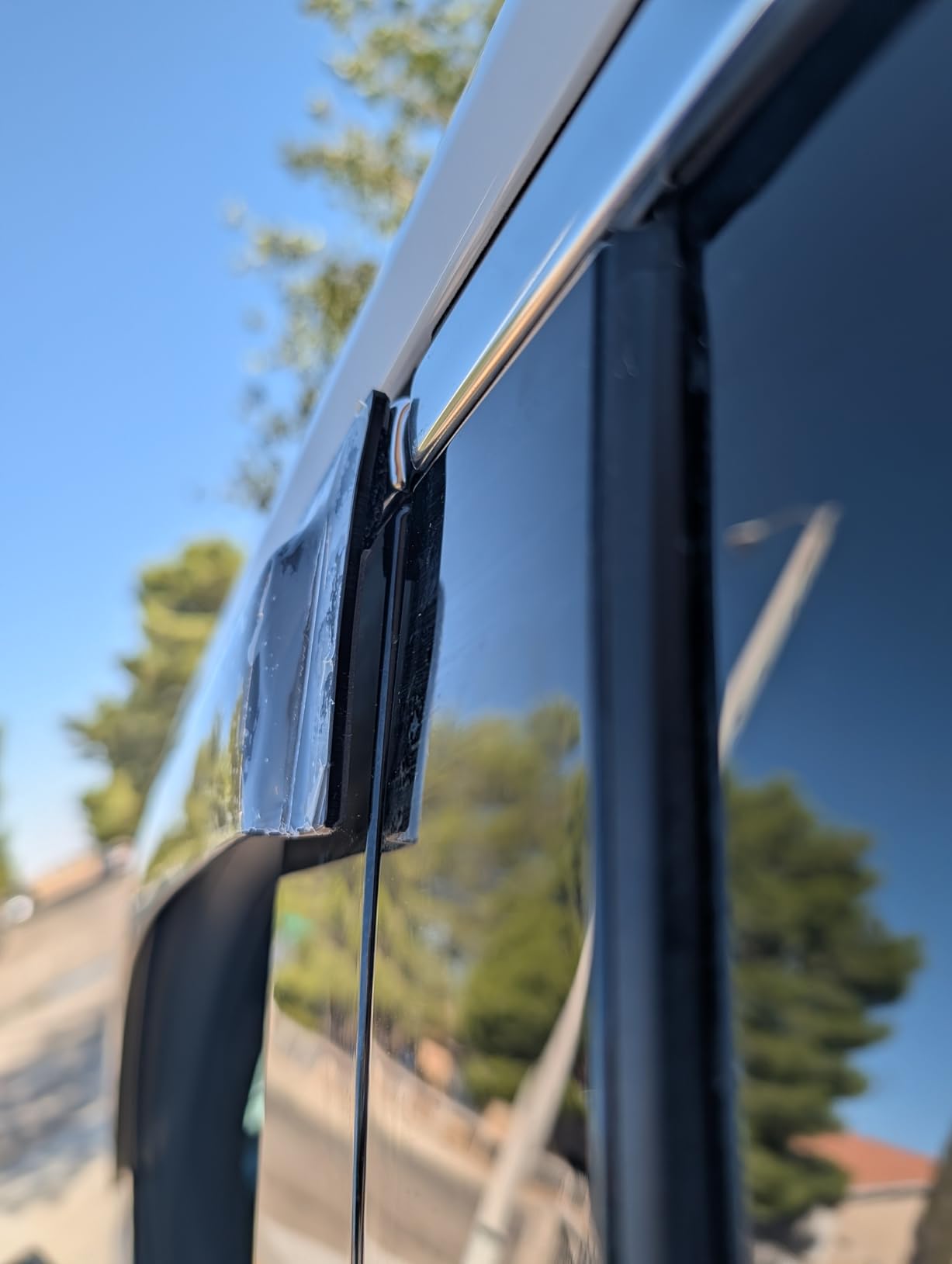 2022-2026 Tape-On Rain Guards for Jeep Grand Cherokee Side Window Visor Deflectors Laredo Altitude Limited Trailhawk Overland Summit Reserve Durable Tinted Shades 2023 2024 2025 customer photo 2