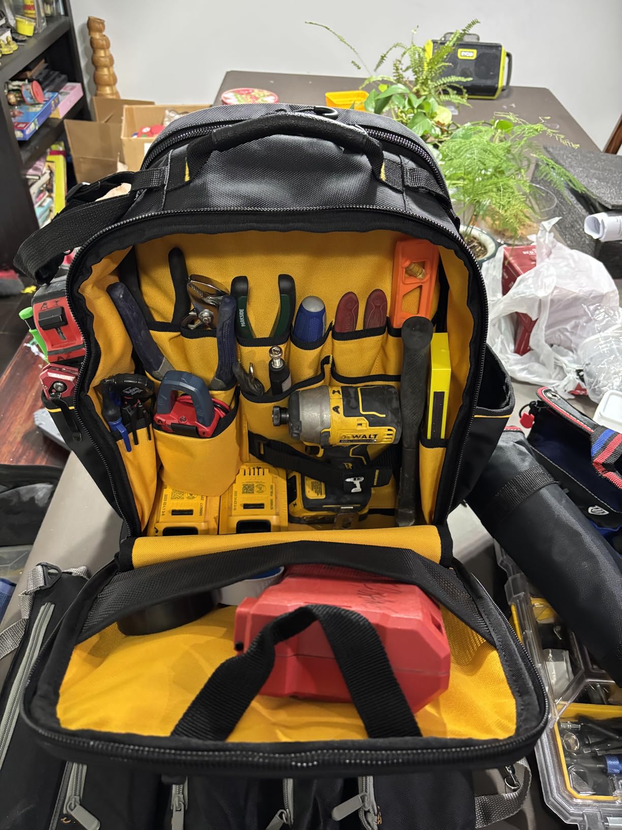 DEWALT Tool Backpack, Tool Storage and Organization, Durable and Water Resistant (DWST560102) customer photo 2