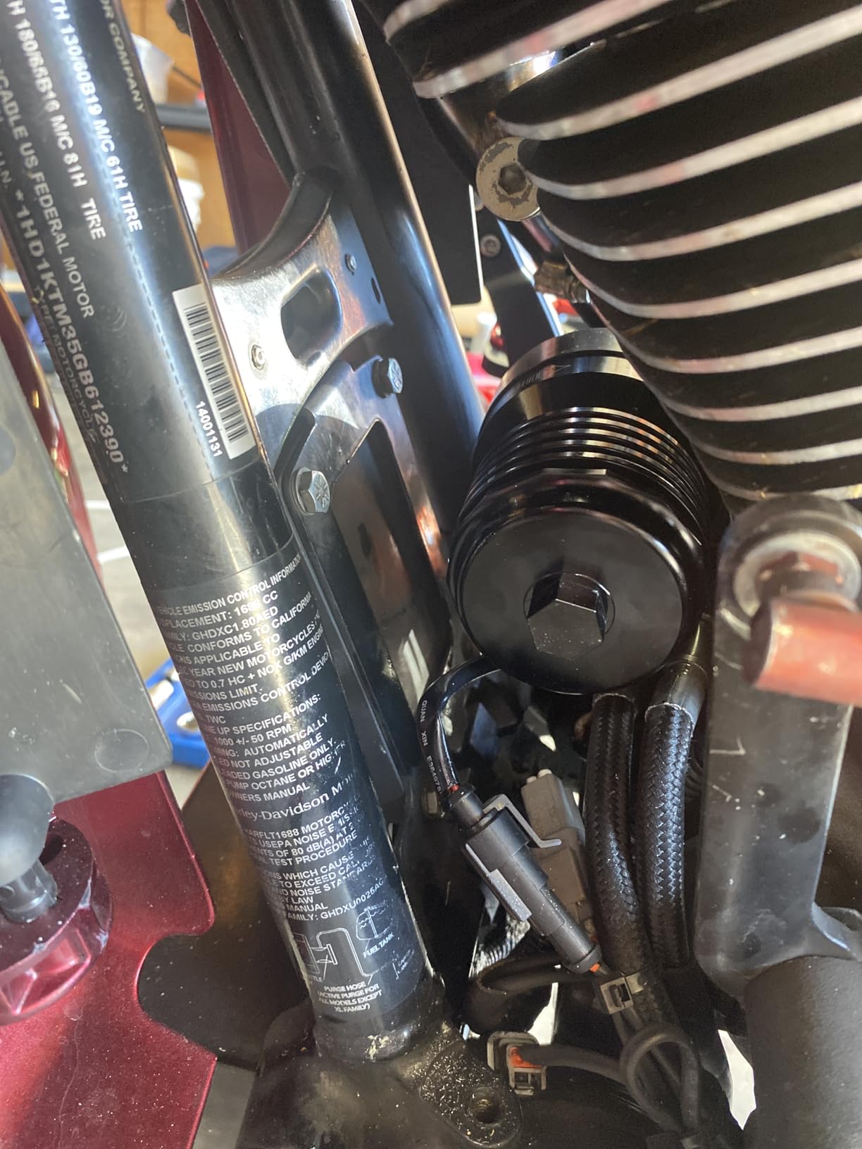 PC Racing FLO Reusable Spin-On Oil Filter PCS4BC - Black with Polished Fins, High-Flow Filter for Harley Touring, Street Glide, Road Glide, Road King, Bagger, Twin Cam & Milwaukee-Eight Engines customer photo 1