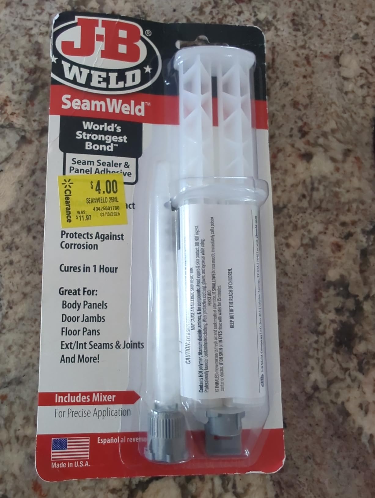 J-B Weld SeamWeld, 25ml, White customer photo 1