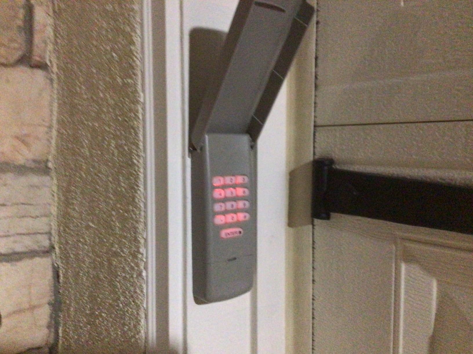 Universal Garage Door Opener Keypad Wireless Keypad Keyless Entry Compatible with LiftMaster Chamberlain Craftsman Genie Overhead Linear Wayne Dalton Garage Door Opener customer photo 1