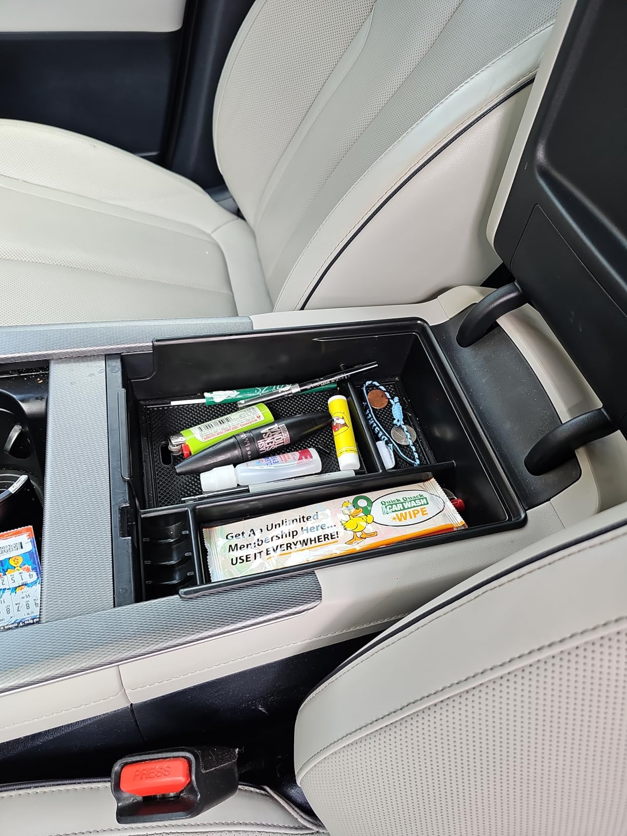 JOJOMARK Compatible with Hyundai Palisade Accessories Center Console Tray Organizer fits for 2023 2024 2025 Hyundai Palisade, Interior Storage Accessories (not for 2020-2022 Palisade) customer photo 1