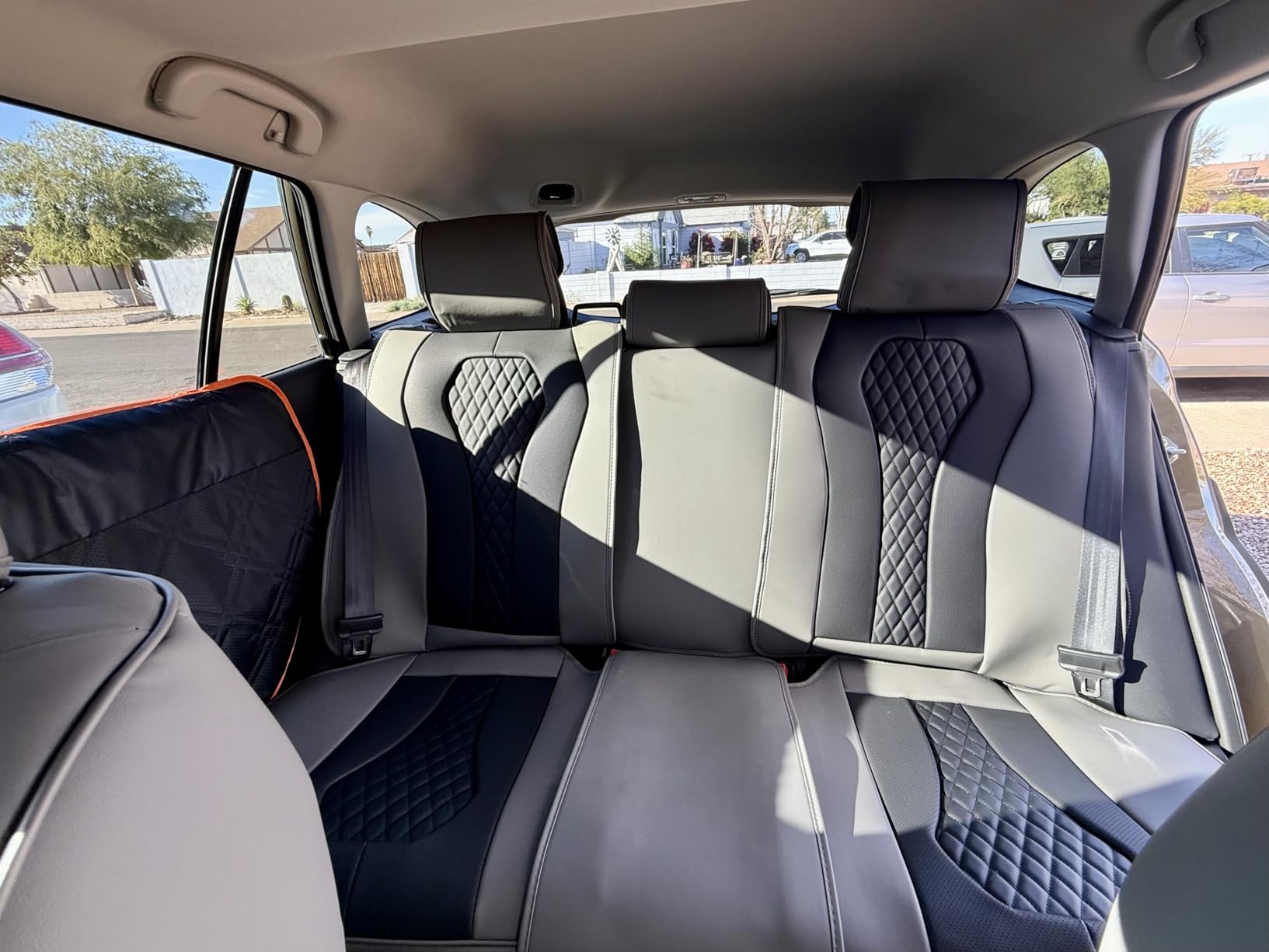 Coverado Seat Covers, Car Seat Covers Front Seats, Beige Car Seat Cover, Waterproof Car Seat Covers, Car Seat Cushion, Front Car Seat Covers Leatherette Car Seat Protector Universal Fit Most Cars customer photo 1