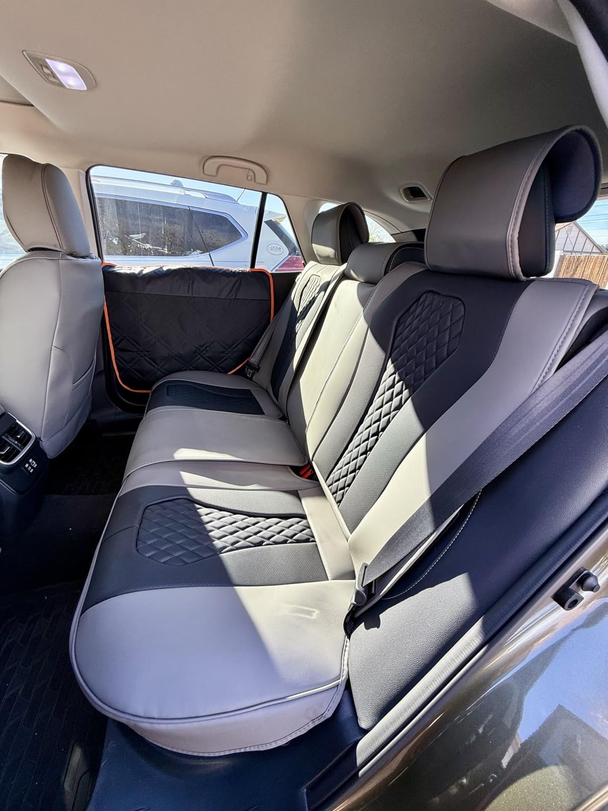 Coverado Seat Covers, Car Seat Covers Front Seats, Beige Car Seat Cover, Waterproof Car Seat Covers, Car Seat Cushion, Front Car Seat Covers Leatherette Car Seat Protector Universal Fit Most Cars customer photo 2