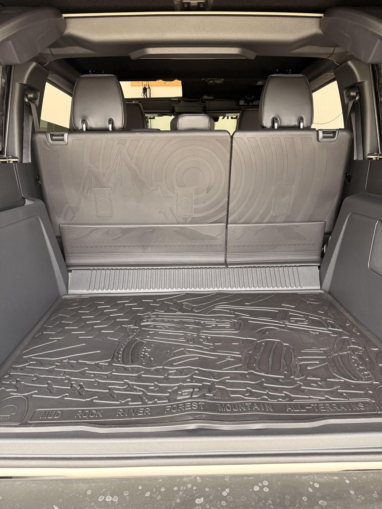 3W Ford Bronco Floor Mats & Cargo Liner & Back Seat Cover Custom Fit for 2021-2025 Bronco 4 Door All Weather customer photo 1