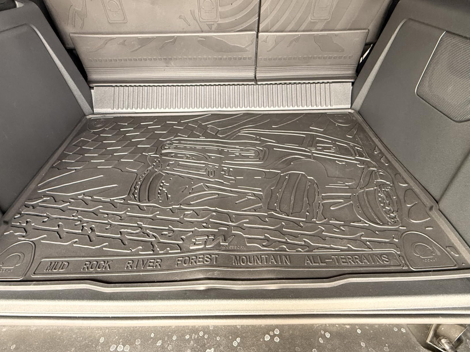 3W Ford Bronco Floor Mats & Cargo Liner & Back Seat Cover Custom Fit for 2021-2025 Bronco 4 Door All Weather customer photo 2